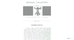 Desktop Screenshot of michaelcolantoni.com